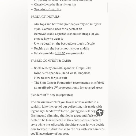 Land's End plus size slender suit U wire Bandeau dark wine multi floral Top Var - Picture 9 of 9